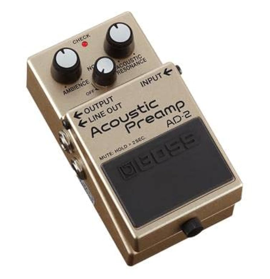 ギター BOSS AD-2 The New Boss AD 2 Acoustic Preamp Pedal - YouTube
